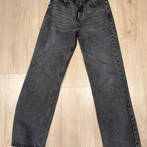 Abercrombie & Fitch High Rise Dark Grey Jeans